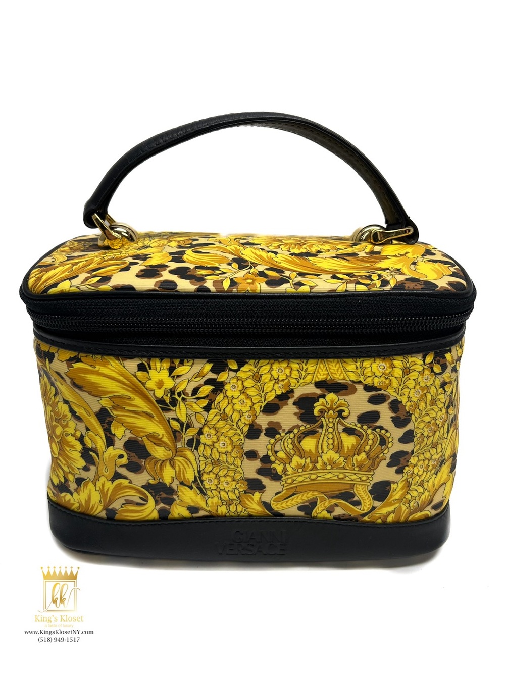 Gianni Versace sunburst cosmetic bag